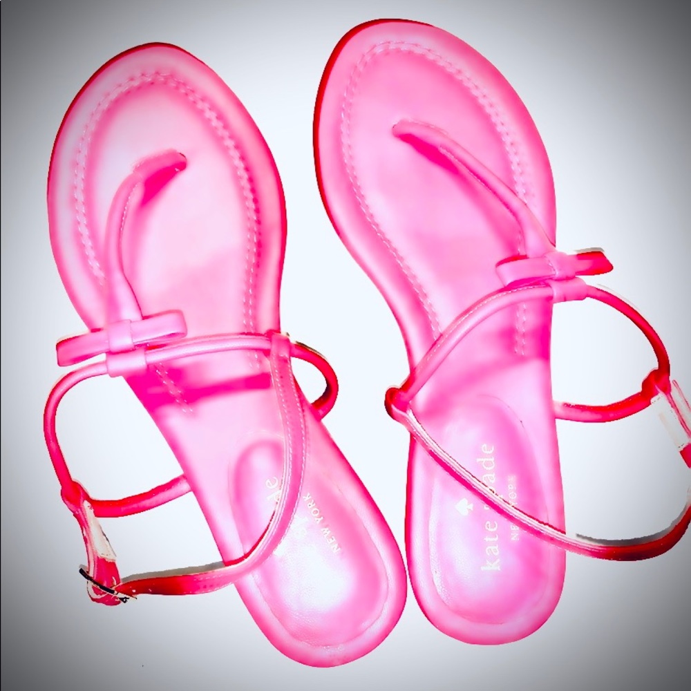 Kate Spade Neon Pink Sandals